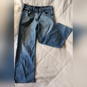 Mens Calvin Klein Jeans  38x30 Denim C38 L30 Blue Straight Relaxed